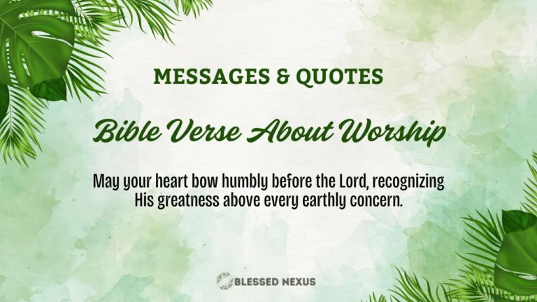 Bible Verse About Worship