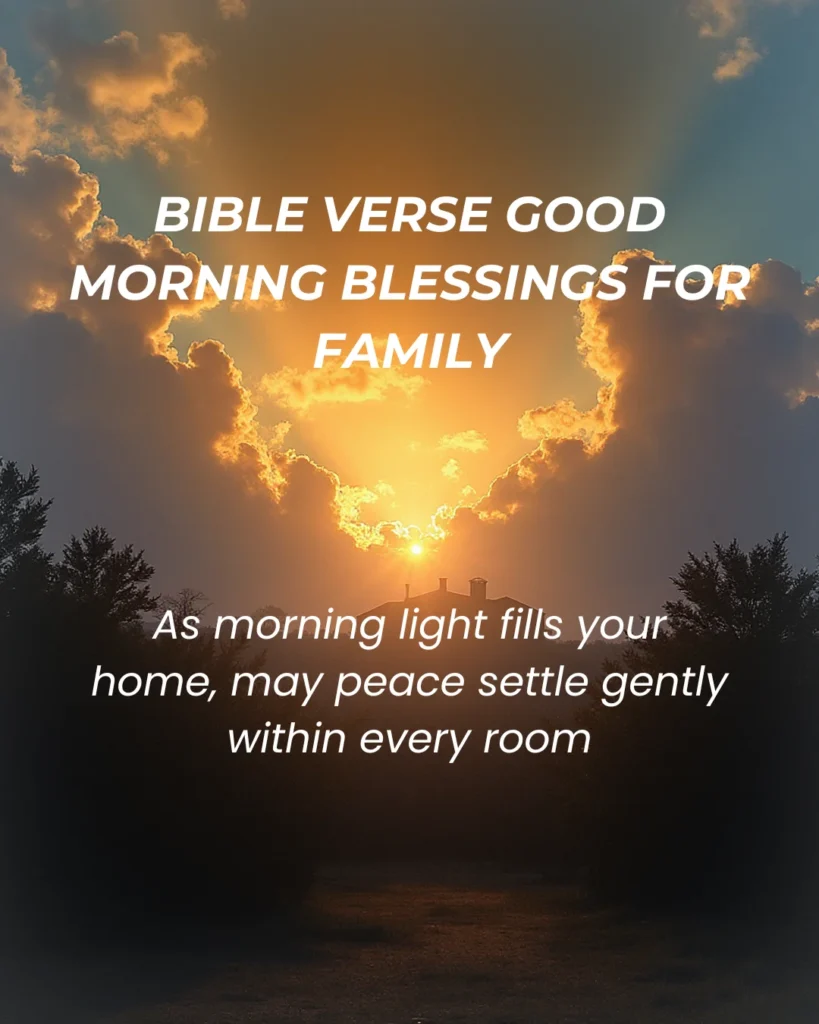 Bible Verse Good Morning Blessings For Family