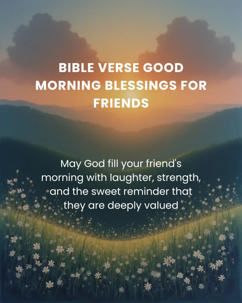 Bible Verse Good Morning Blessings For Friends
