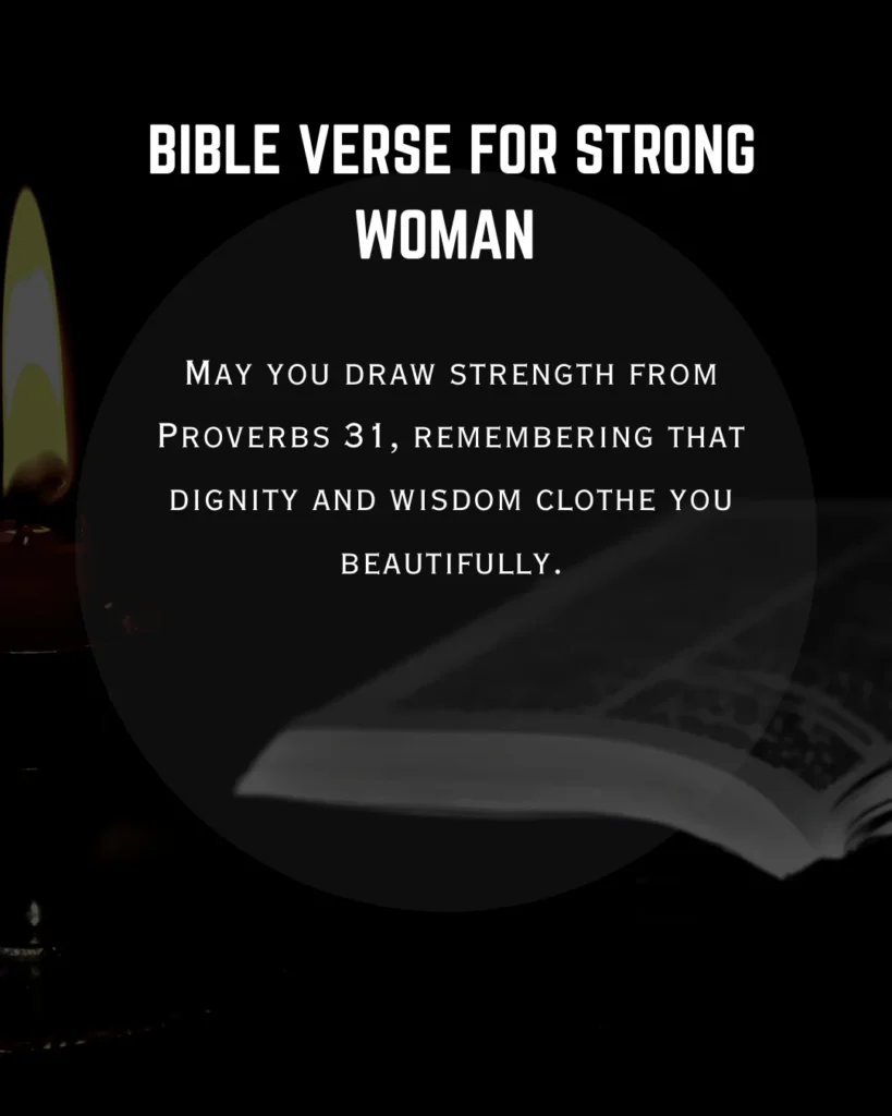 Bible Verse for Strong Woman