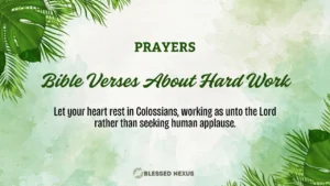 Bible Verses About Hard Work