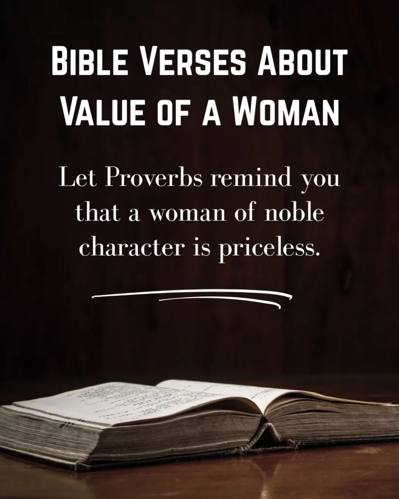 Bible Verses About Value of a Woman