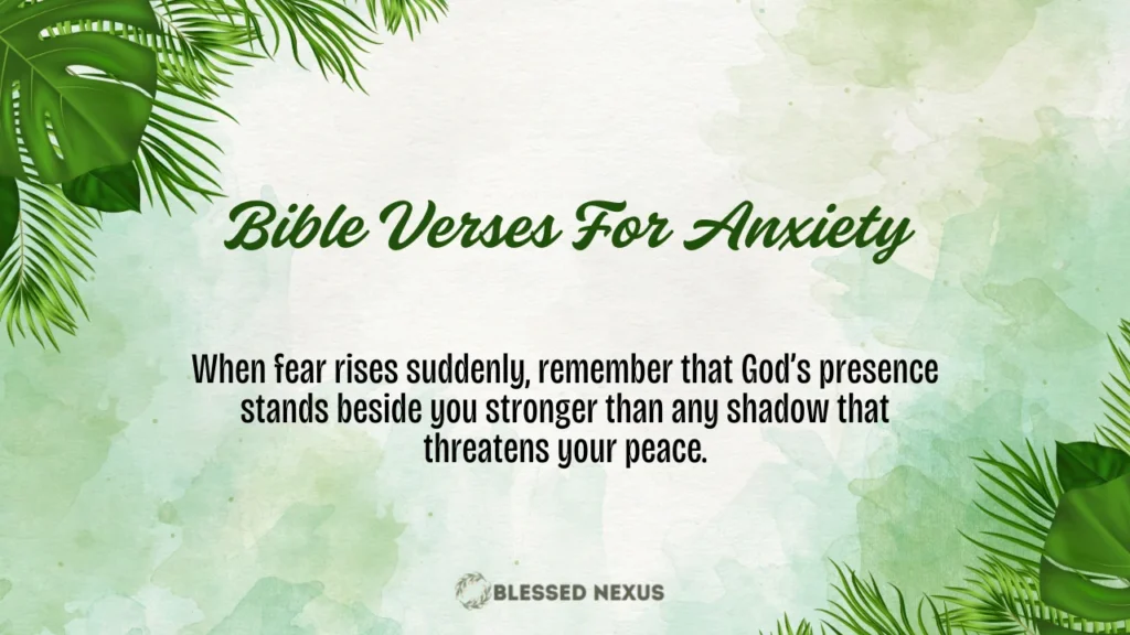 Bible Verses For Anxiety