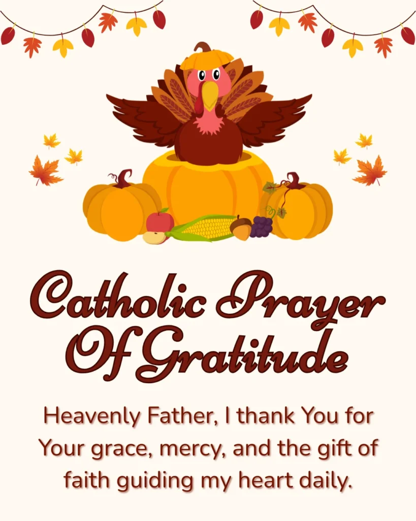 Catholic Prayer Of Gratitude