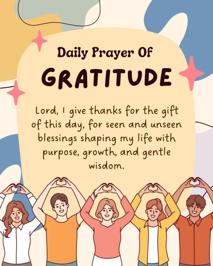 Daily Prayer Of Gratitude