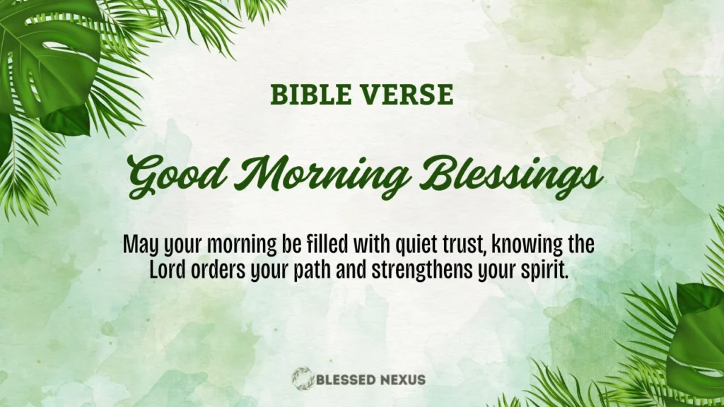 Good Morning Blessings