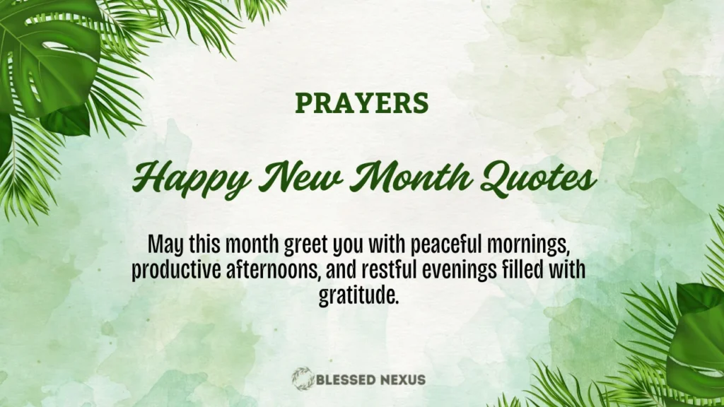 Happy New Month Quotes