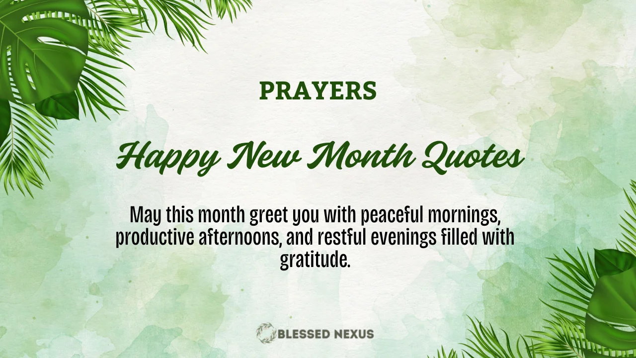 Happy New Month Quotes