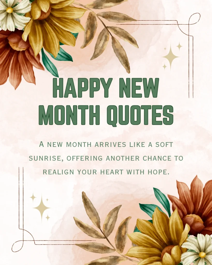 Happy New Month Quotes