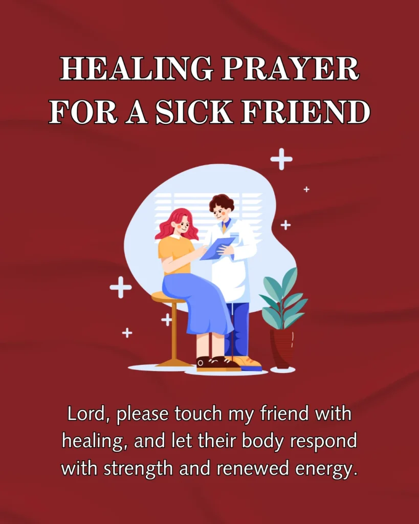 Healing Prayer for a Sick Friend