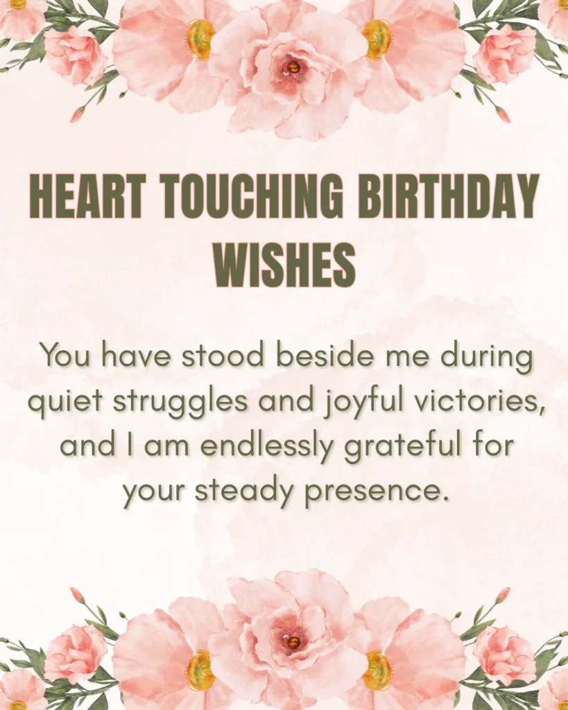 Heart Touching Birthday Wishes