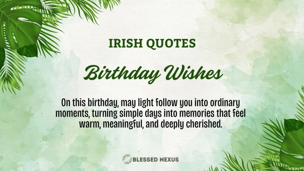 Irish Birthday Wishes