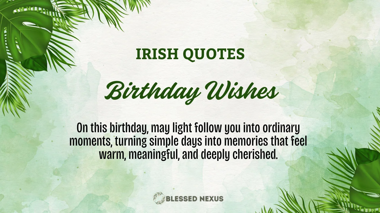Irish Birthday Wishes