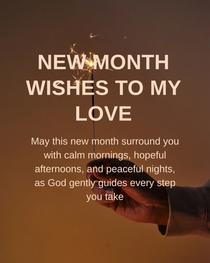 New Month Wishes To My Love