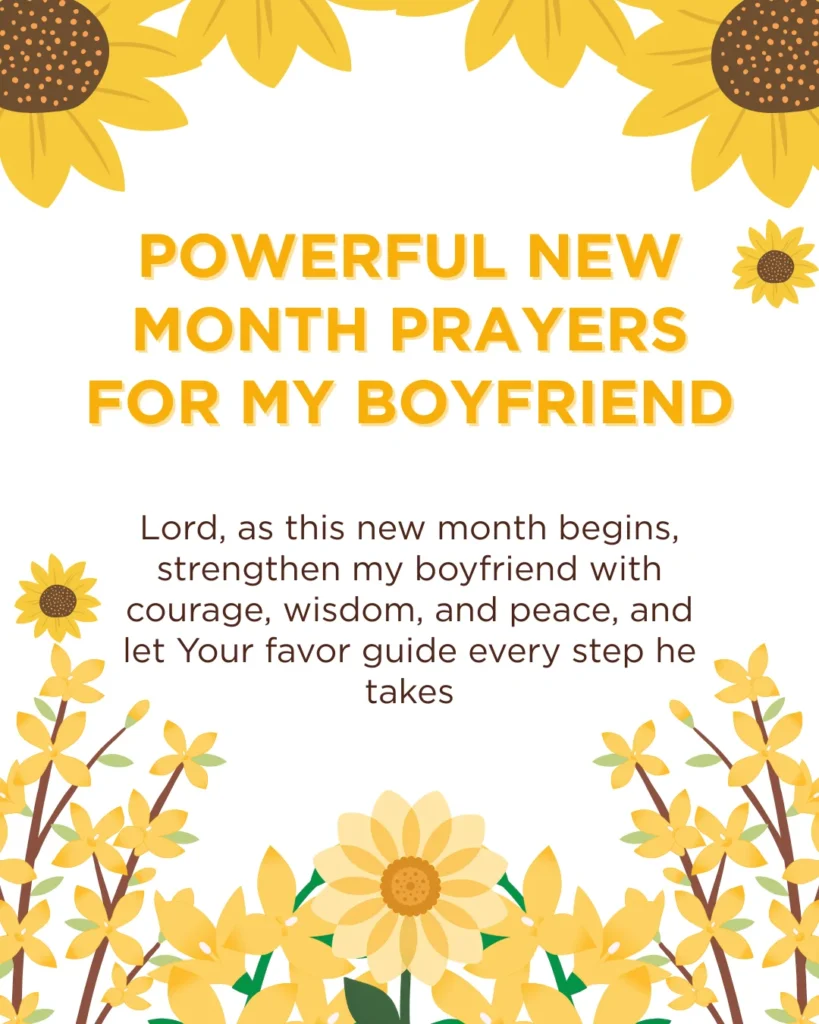 Powerful New Month Prayers for My Boyfriend
