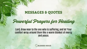 Prayers for Healing the Sick