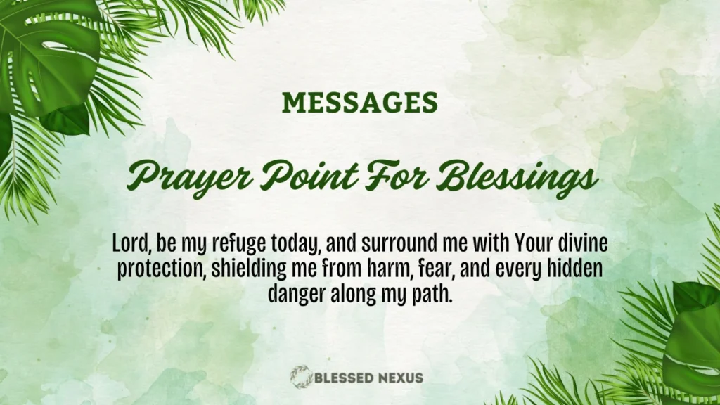 Prayer Point For Blessings