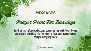 Prayer Point
