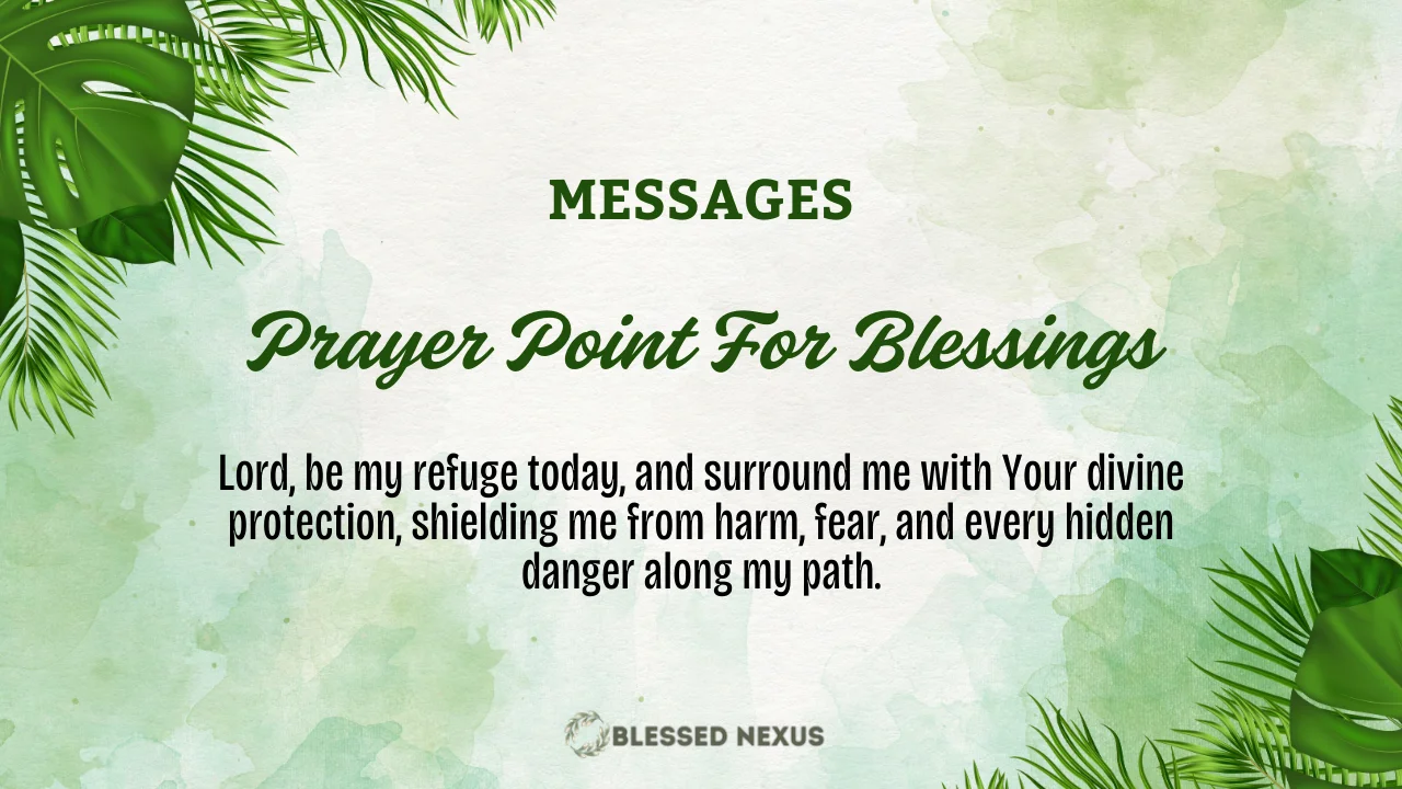Prayer Point For Blessings