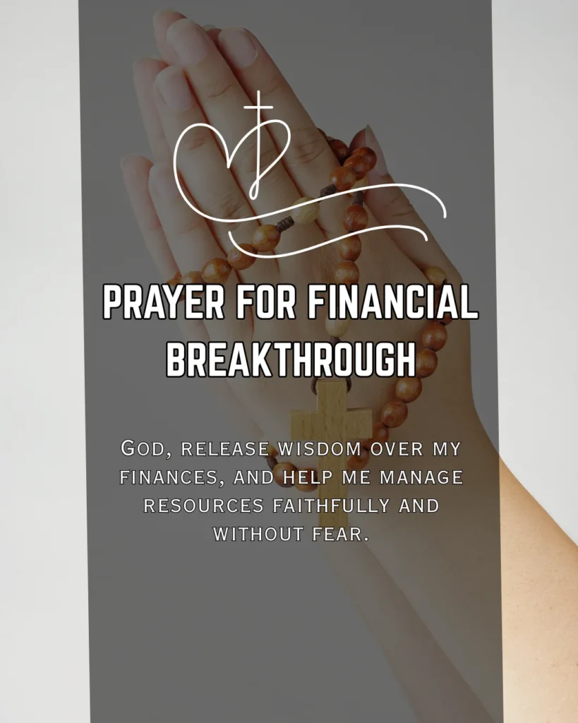 Prayer for Financial Breakthrough