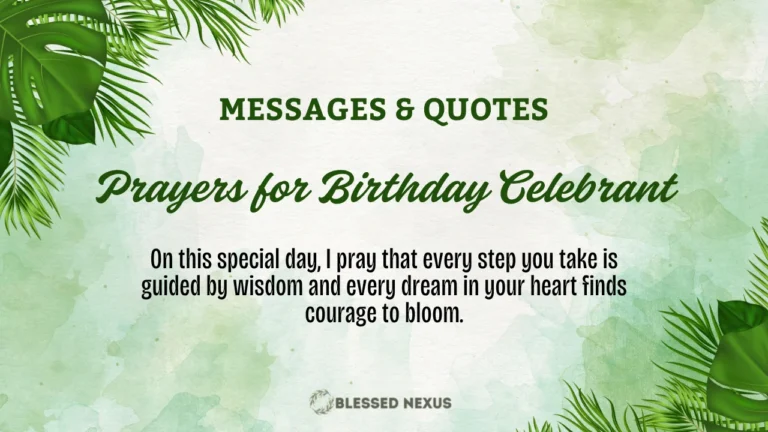 Prayers for Birthday Celebrant