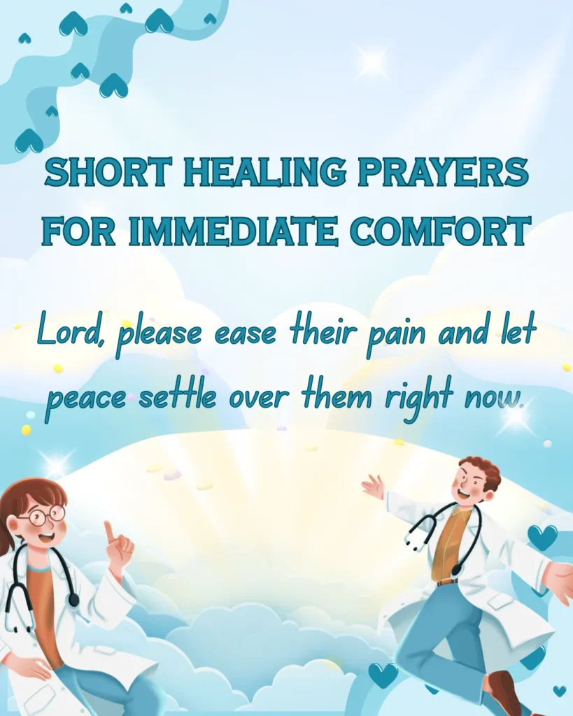 Short Healing Prayers for Immediate Comfort
