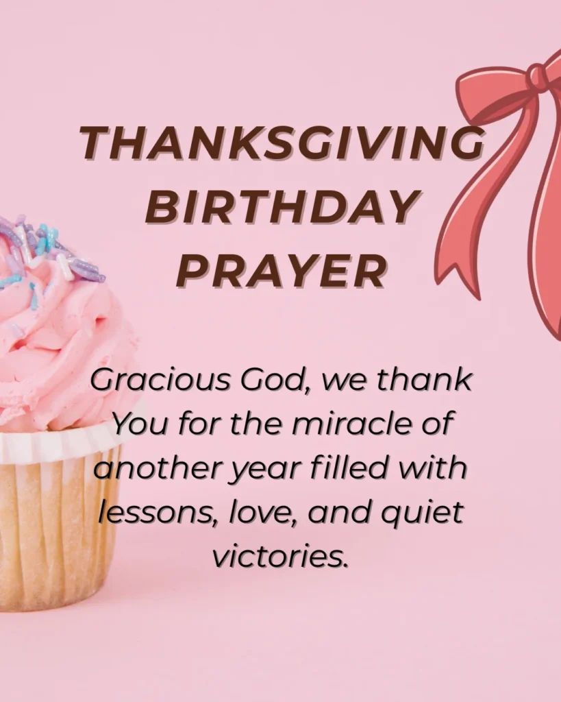 Thanksgiving Birthday Prayer