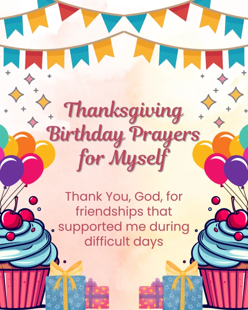 Thanksgiving Birthday Prayers for Myself