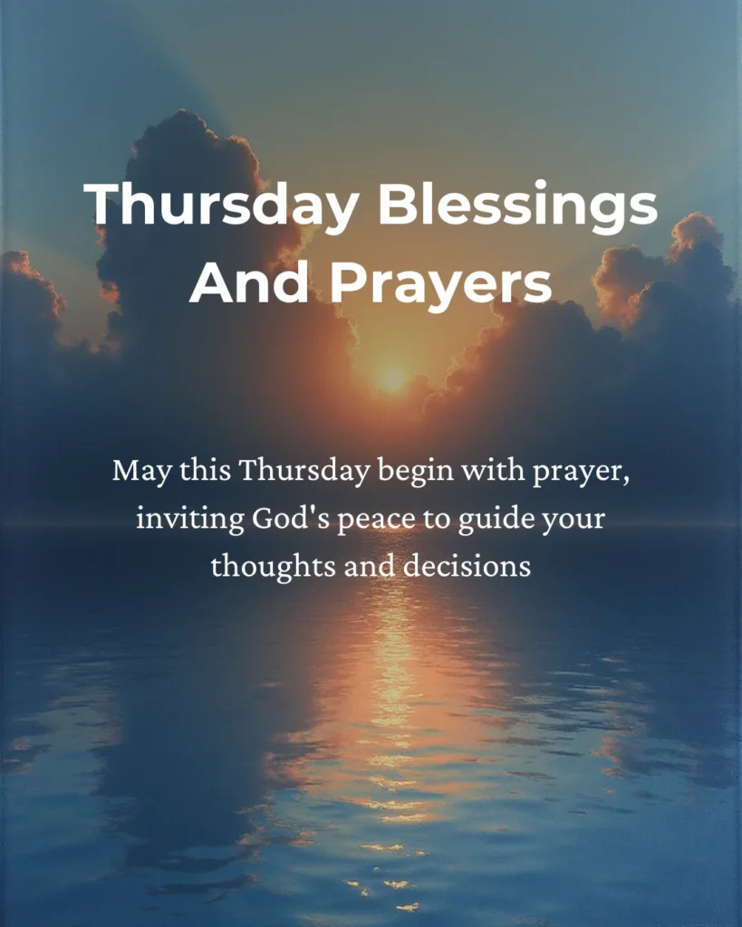 Thursday Blessings And Prayers