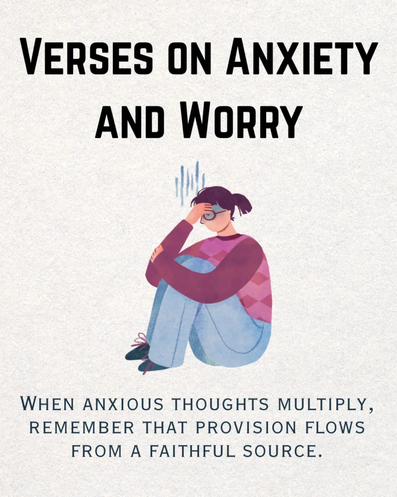 Verses on Anxiety and Worry