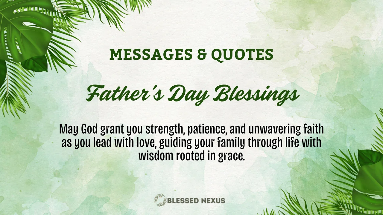 Father’s Day Blessings