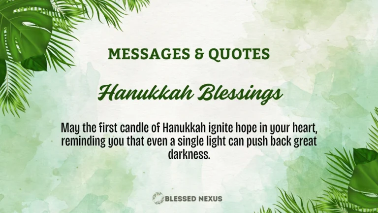 Hanukkah Blessings