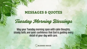 Good Morning Tuesday Blessings