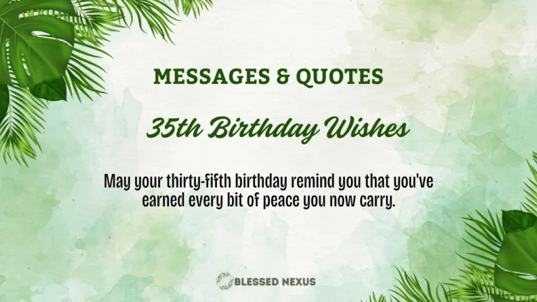 35th Birthday Wishes