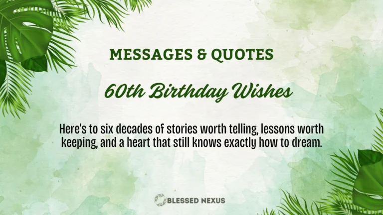 60th Birthday Wishes