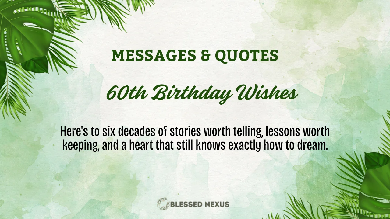 60th Birthday Wishes