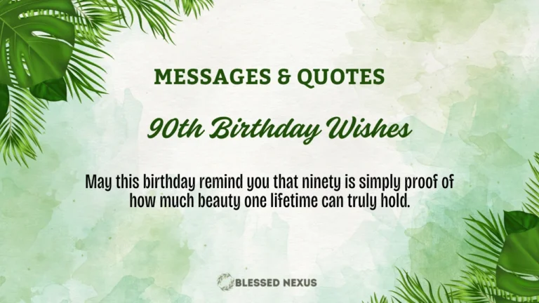 90th Birthday Wishes