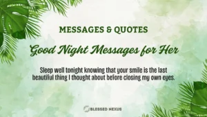 Good Night Messages