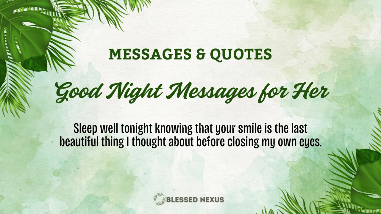 Good Night Messages for Her