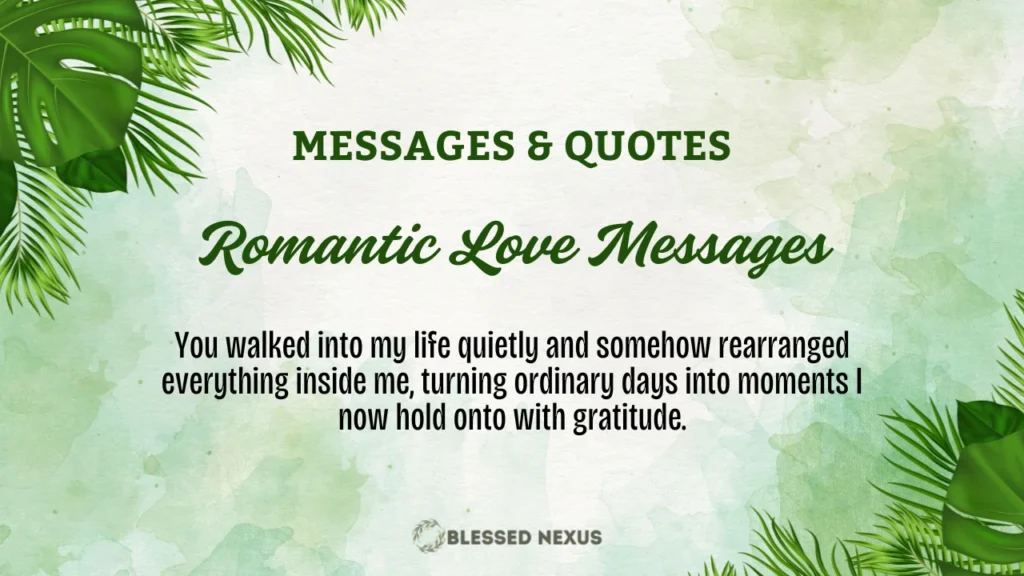 Romantic Love Messages