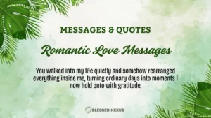 Romantic Love Messages