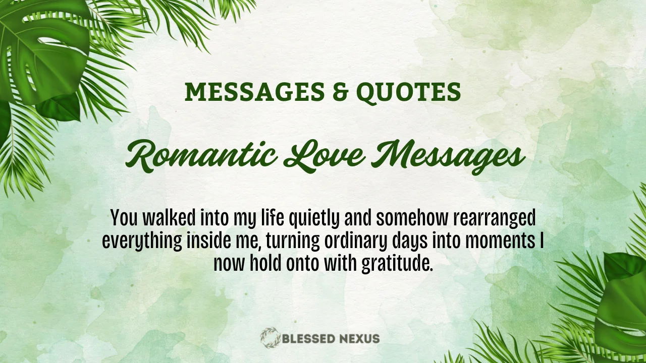 Romantic Love Messages